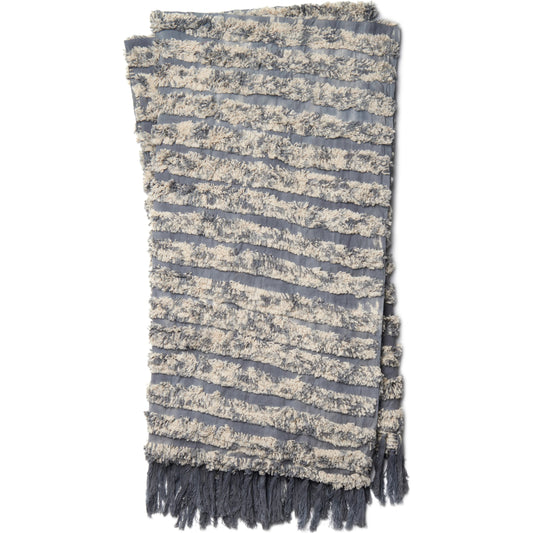 Ward T0031 Throw by Loloi. Made from 100% cotton in a coastal style.