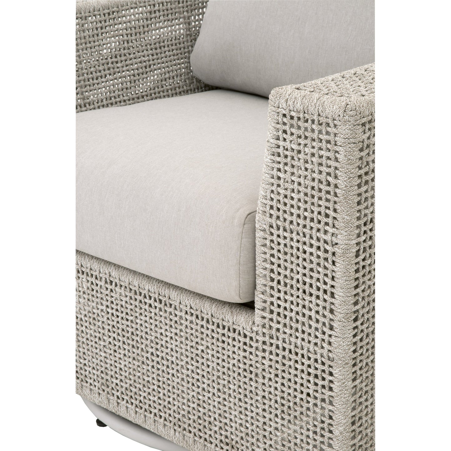 008 SR-837495 | Closeup | Tropez Swivel Rocker Sofa Chair by Essentials For Living. Made from unique in a coastal style.