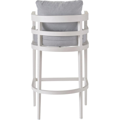 South Beach Bar Chair by Coastal Living by Universal Furniture in stainless steel and chalk aluminum. Made from unique in a modern style.