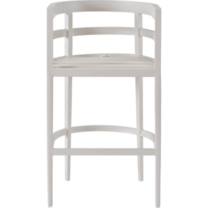 South Beach Bar Chair by Coastal Living by Universal Furniture in stainless steel and chalk aluminum. Made from unique in a modern style.