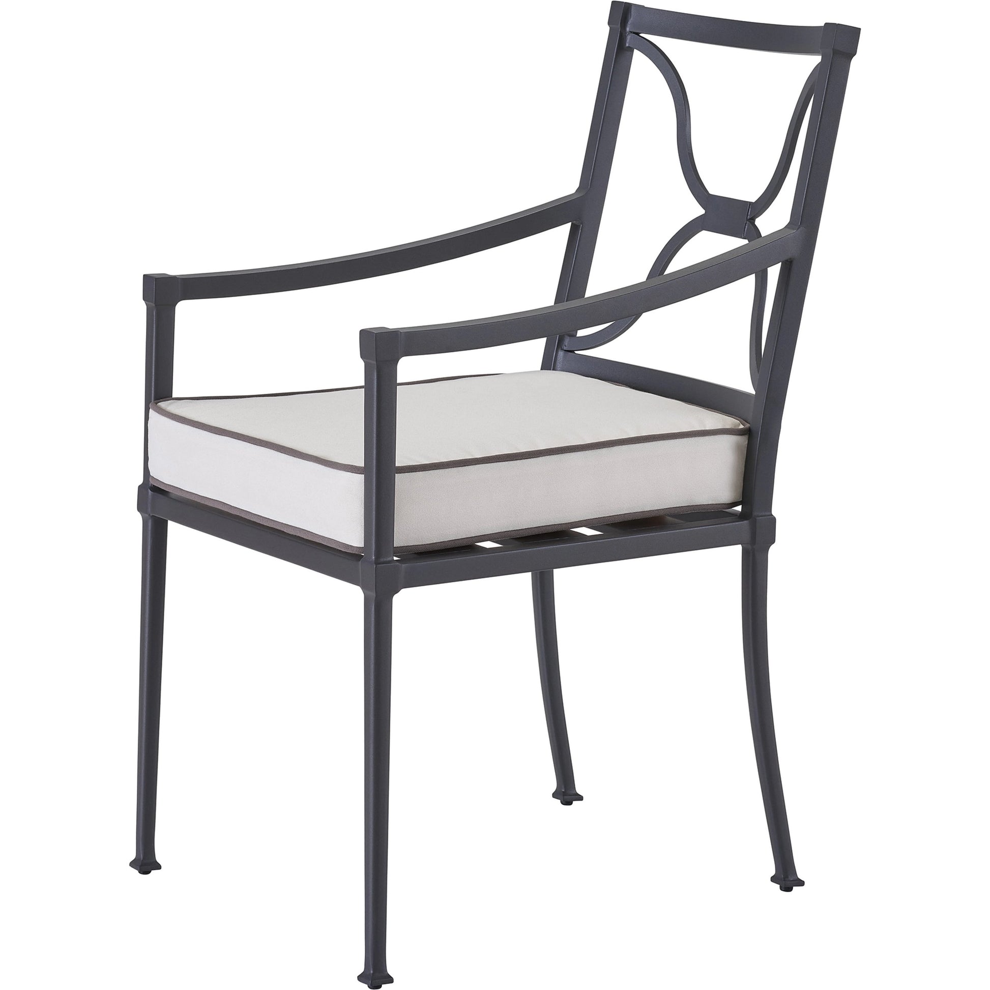 Seneca Dining Chair by Coastal Living by Universal Furniture in stainless steel and charcoal. Made from unique in a modern style.