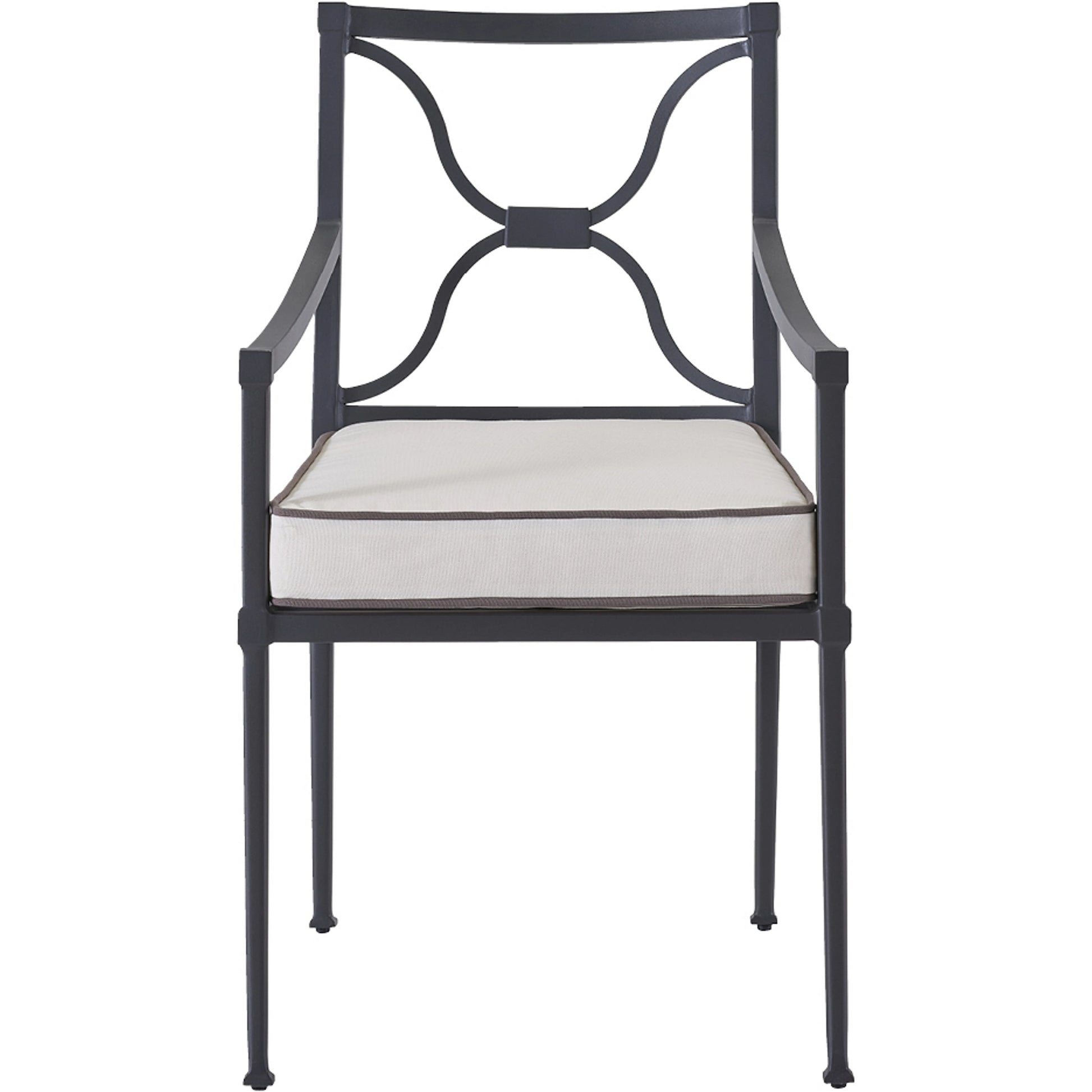 Seneca Dining Chair by Coastal Living by Universal Furniture in stainless steel and charcoal. Made from unique in a modern style.