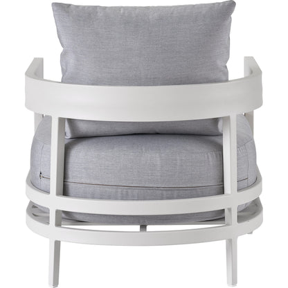 South Beach Lounge Chair by Coastal Living by Universal Furniture in stainless steel and chalk aluminum. Made from unique in a modern style.