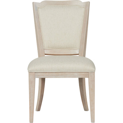 Getaway Upholstered Back Side Chair (Set of 2) by Coastal Living by Universal Furniture in antique brass and sea oat. Made from unique in a modern style.