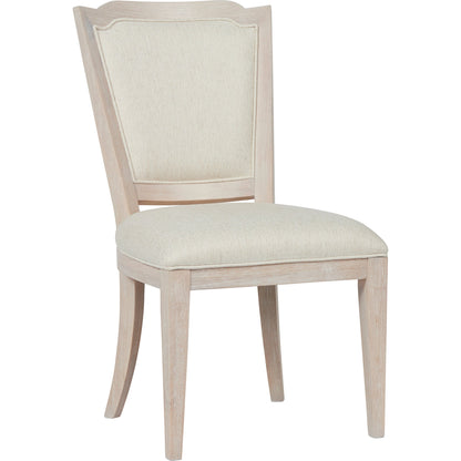Getaway Upholstered Back Side Chair (Set of 2) by Coastal Living by Universal Furniture in antique brass and sea oat. Made from unique in a modern style.