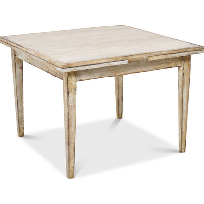 Paolino Table by Sarreid Ltd. in black eclectic. Made from beechwood, porcelain in a cottage & farmhouse style.