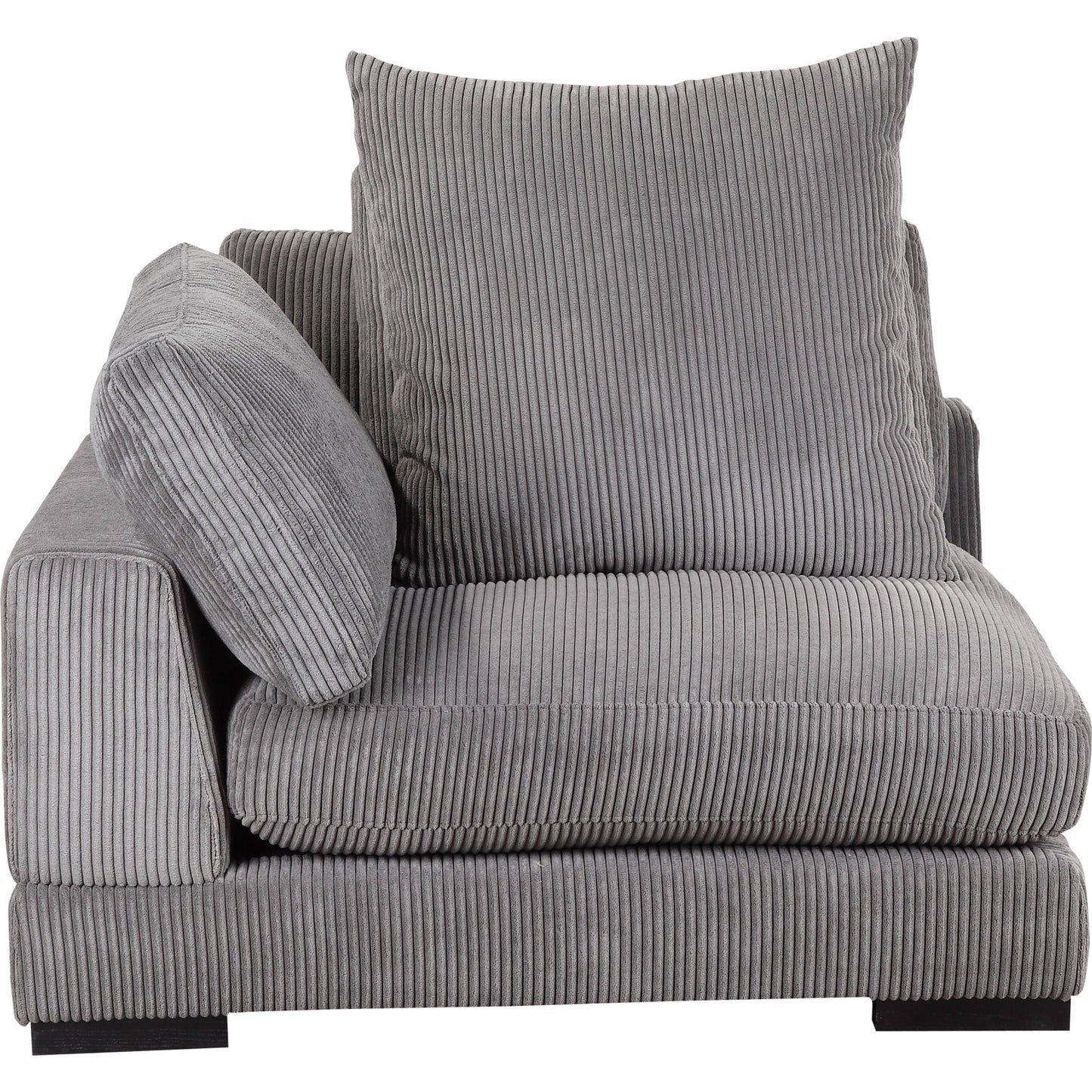 002 SR-386871 | Additional Silo | Tumble Corner by Moe's Home Collection in dark gray. Made from upholstery: 100% polyester, solid eucalyptus wood frame, plywood, upholstery foam in a modern style.