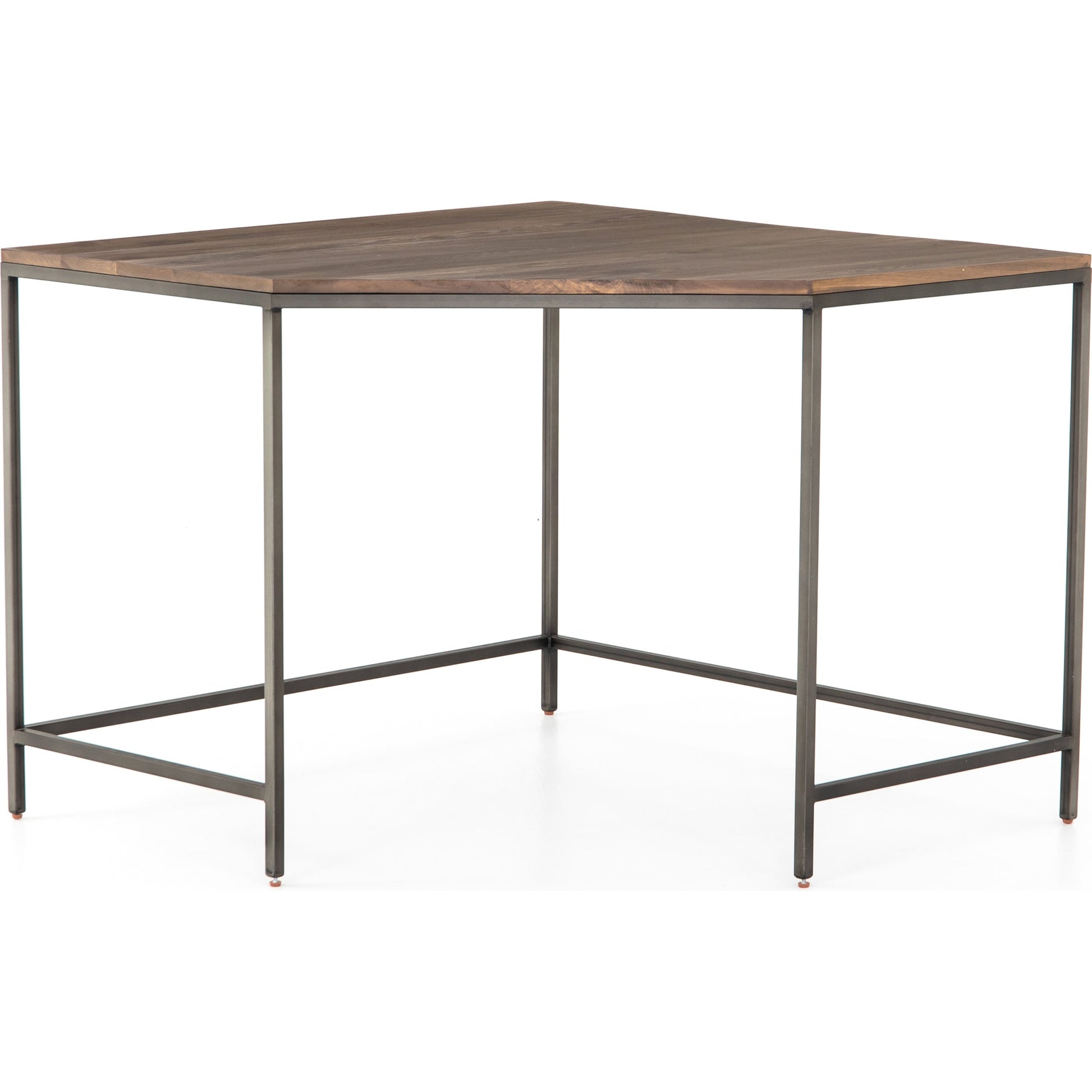 Trey Modular Corner Desk by Four Hands. Made from iron, solid poplar in a modern style.