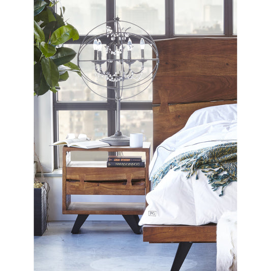 Madagascar 1 Drawer Nightstand by Moe's Home Collection. Made from unique in a modern style.