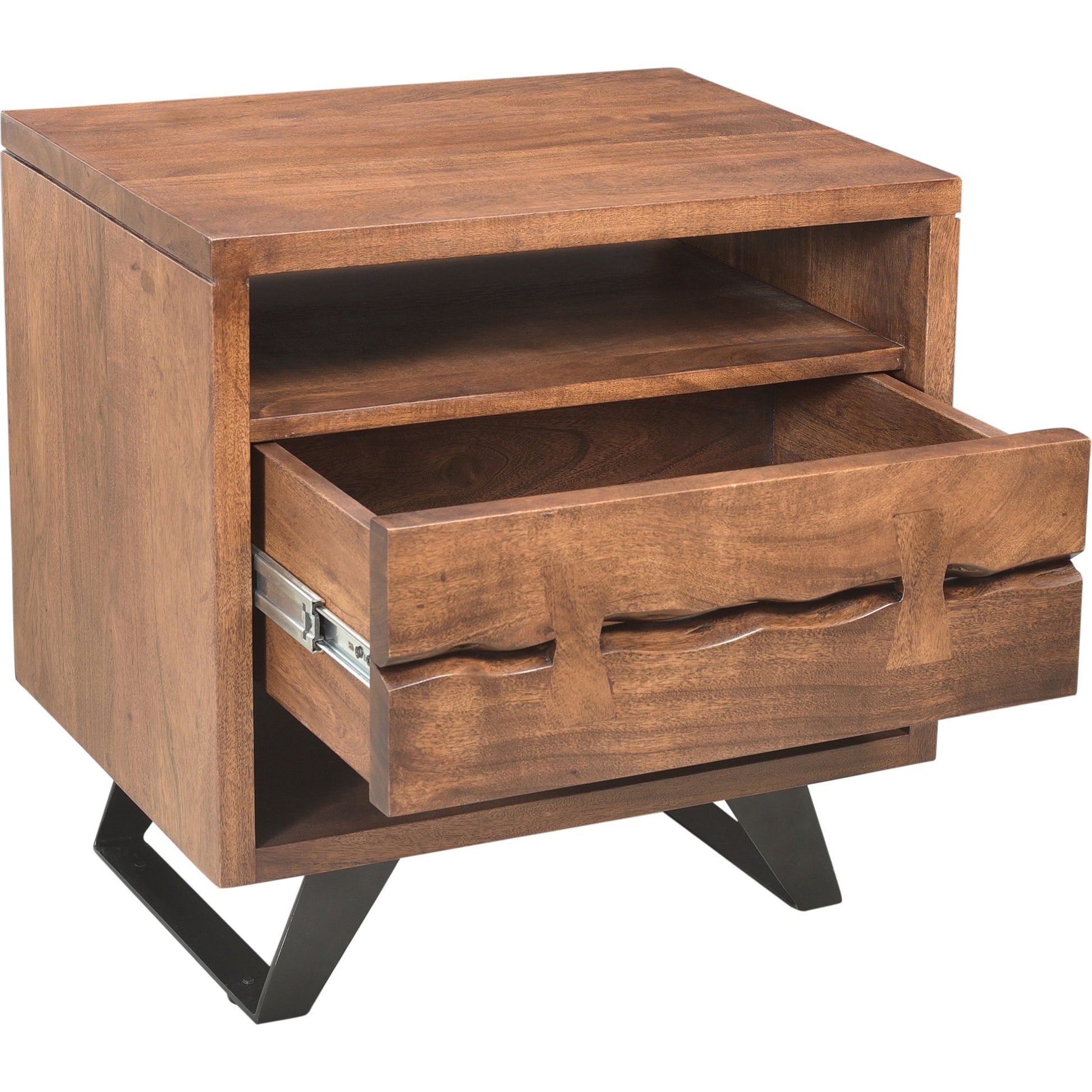Madagascar 1 Drawer Nightstand by Moe's Home Collection. Made from unique in a modern style.