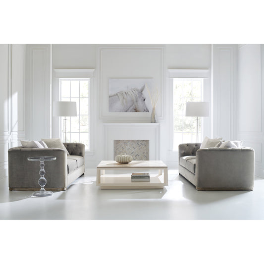Tuft Guy Sofa by Caracole in natural. Made from ash in a transitional style.