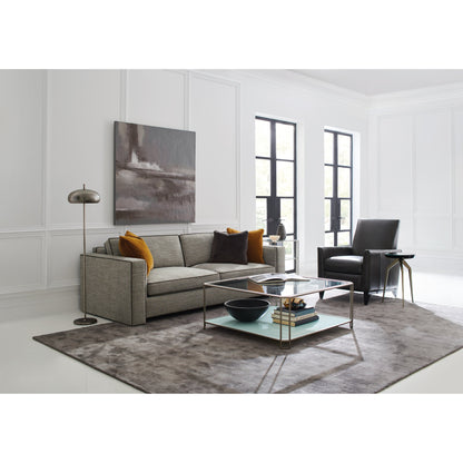 Welt Played 92" Sofa by Caracole in gray. Made from birch in a modern style.