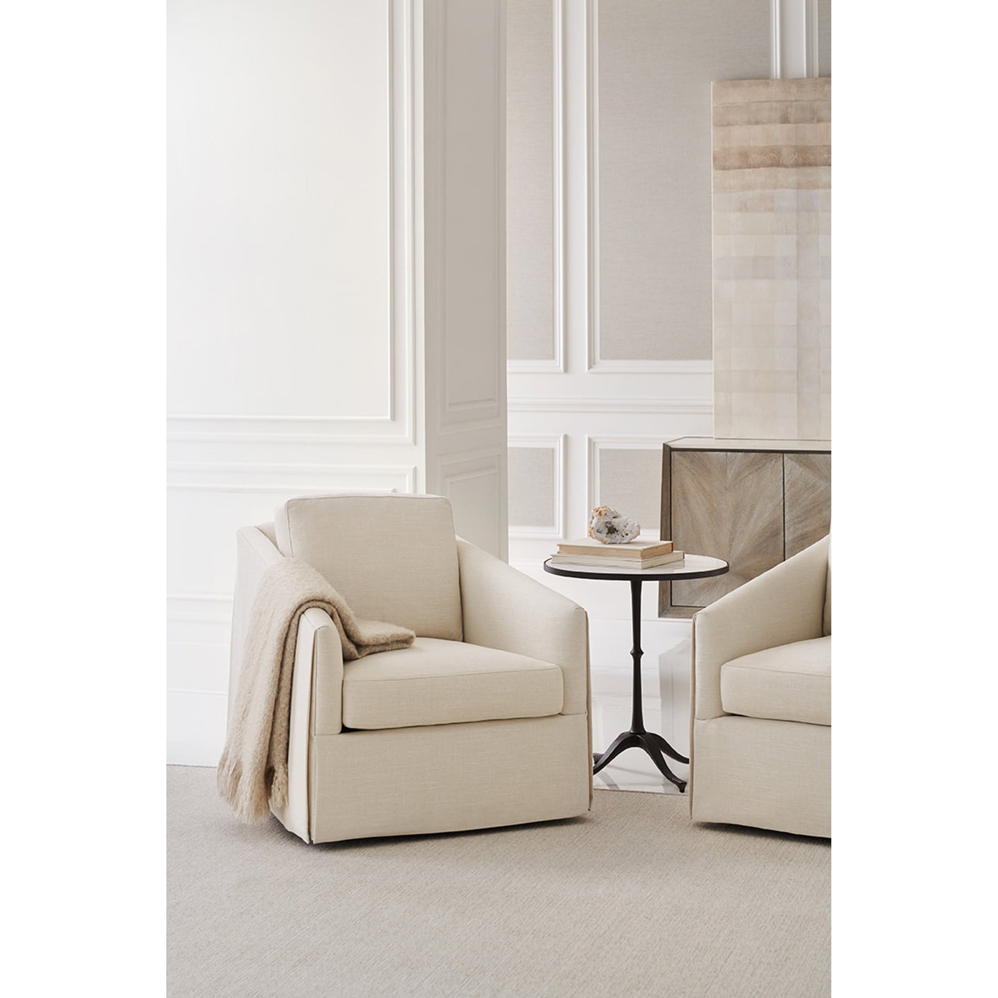 Casual Affair Arm Chair by Caracole. Made from birch in a transitional style.