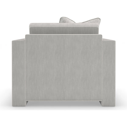 Welt Played Club Chair by Caracole in smokey taupe. Made from birch in a modern style.