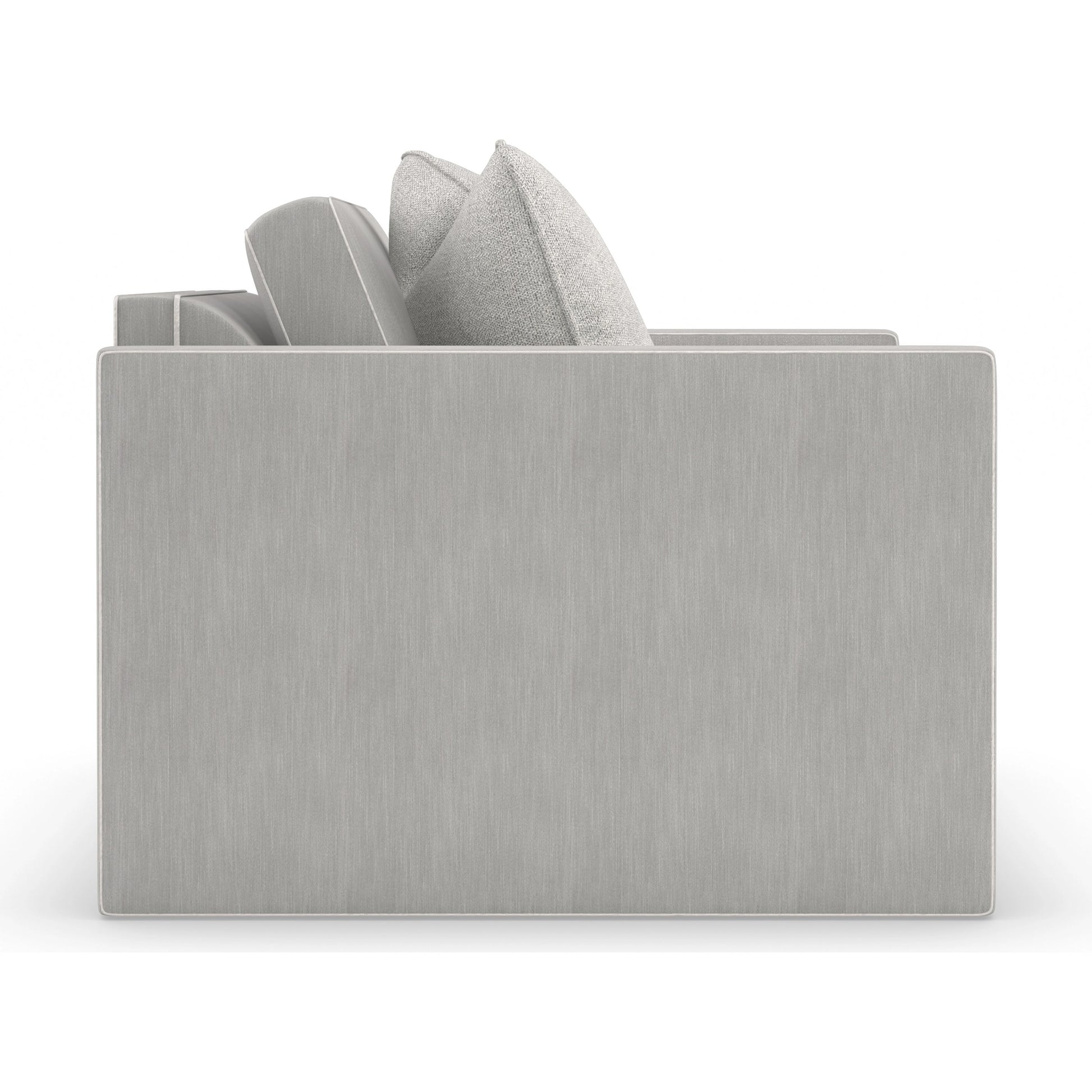 Welt Played Club Chair by Caracole in smokey taupe. Made from birch in a modern style.