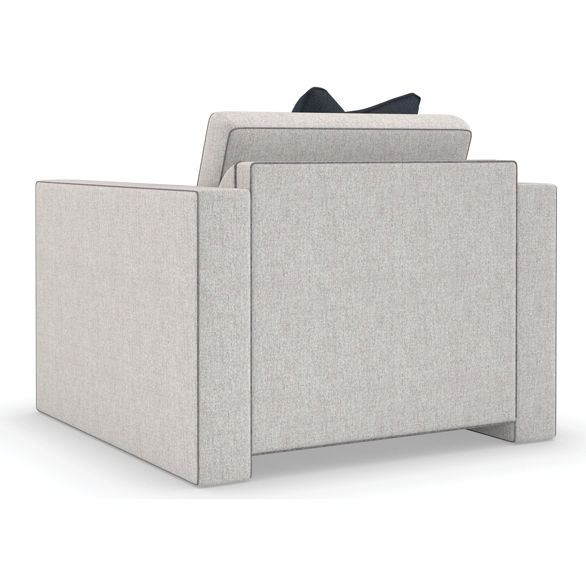 Welt Played Club Chair by Caracole in smokey taupe. Made from birch in a modern style.