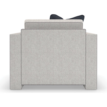 Welt Played Club Chair by Caracole in smokey taupe. Made from birch in a modern style.