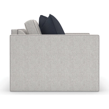 Welt Played Club Chair by Caracole in smokey taupe. Made from birch in a modern style.