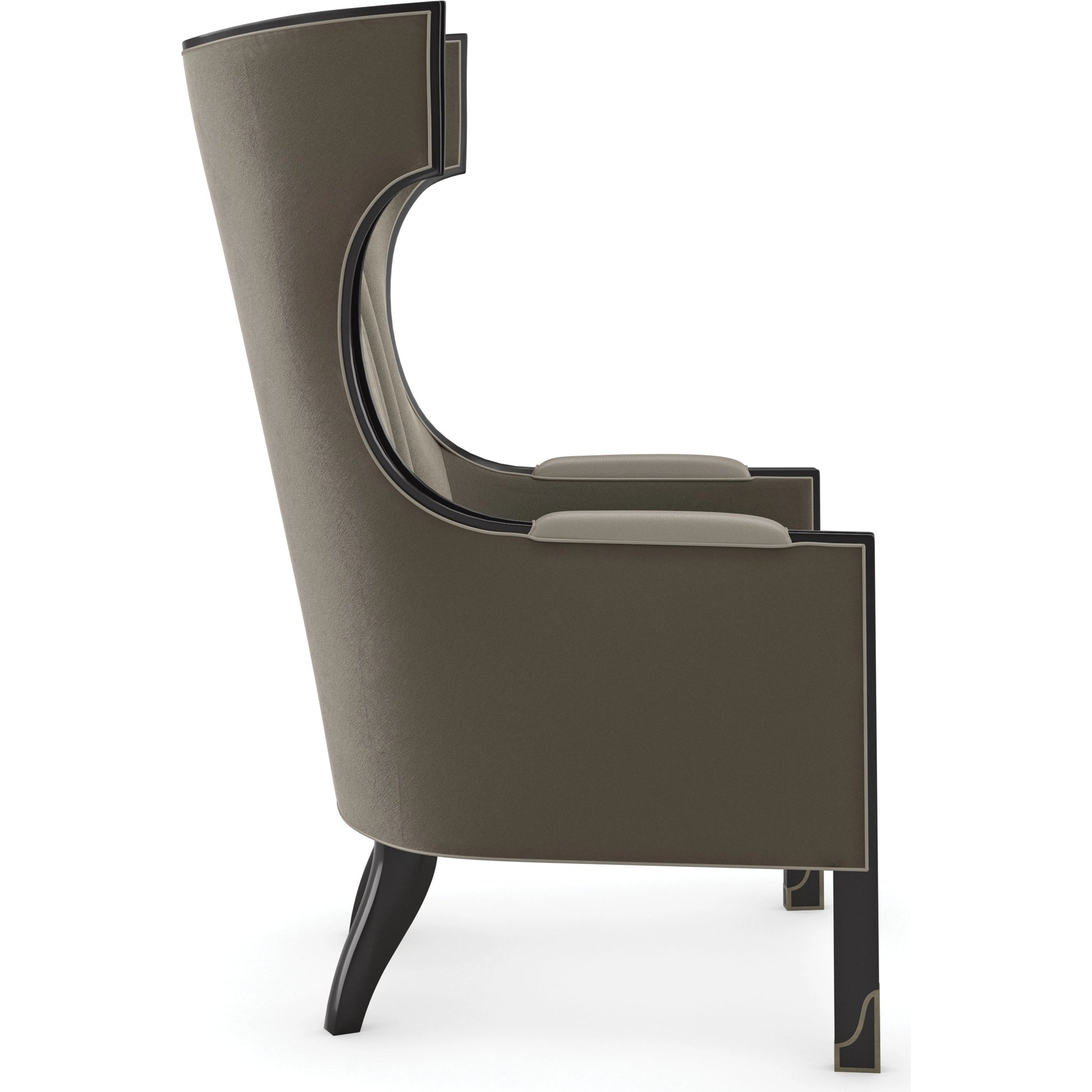 Wing Tip by Caracole in black, gray, bronze and almost black. Made from birch in a modern style.