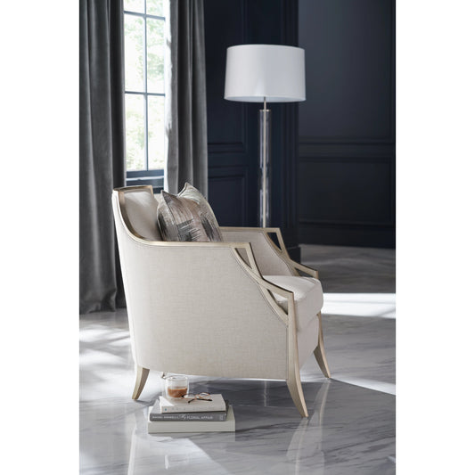 X Factor Matching Chair by Caracole in charcoal and charcoal leaf. Made from birch in a modern style.