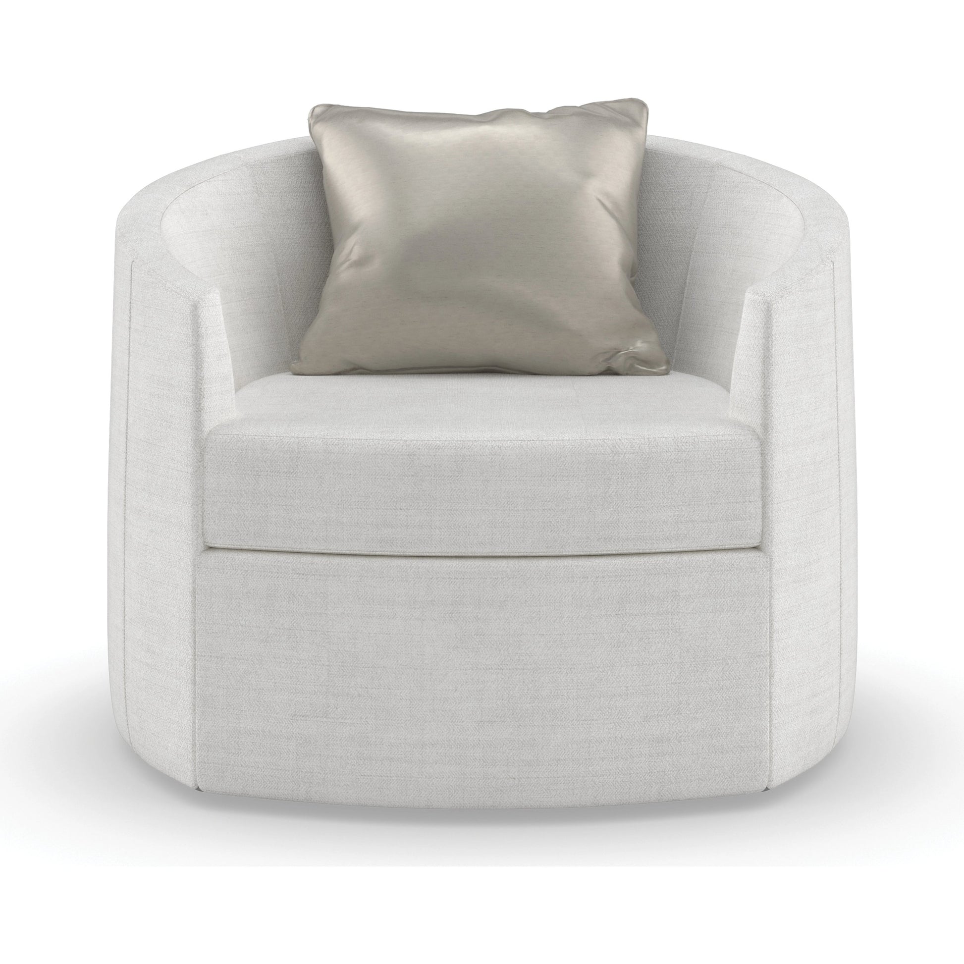 You Complete Me Swivel Chair by Caracole in almost black. Made from birch in a modern style.