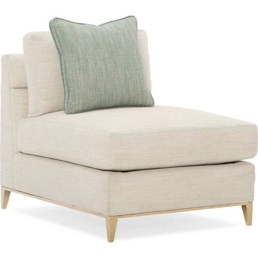 Under Currents by Caracole in natural and whisper of gold. Made from metal in a transitional style.