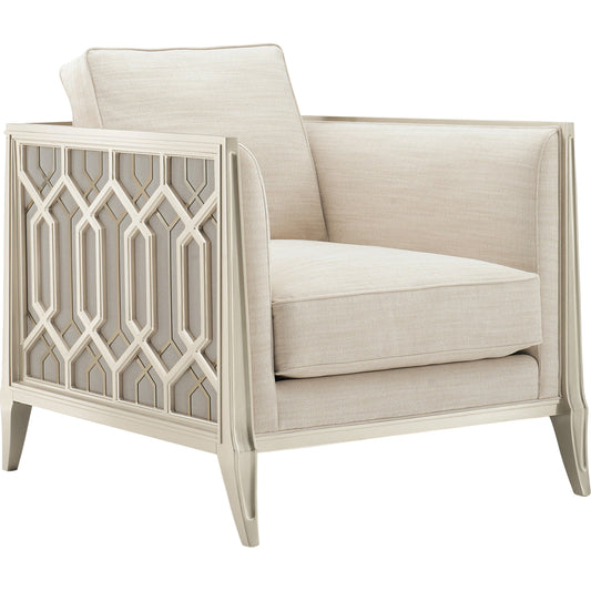 Just Duet Chairs by Caracole in steel, silver, champagne gold and soft silver paint, champagne gold. Made from birch, stainless steel in a transitional style.