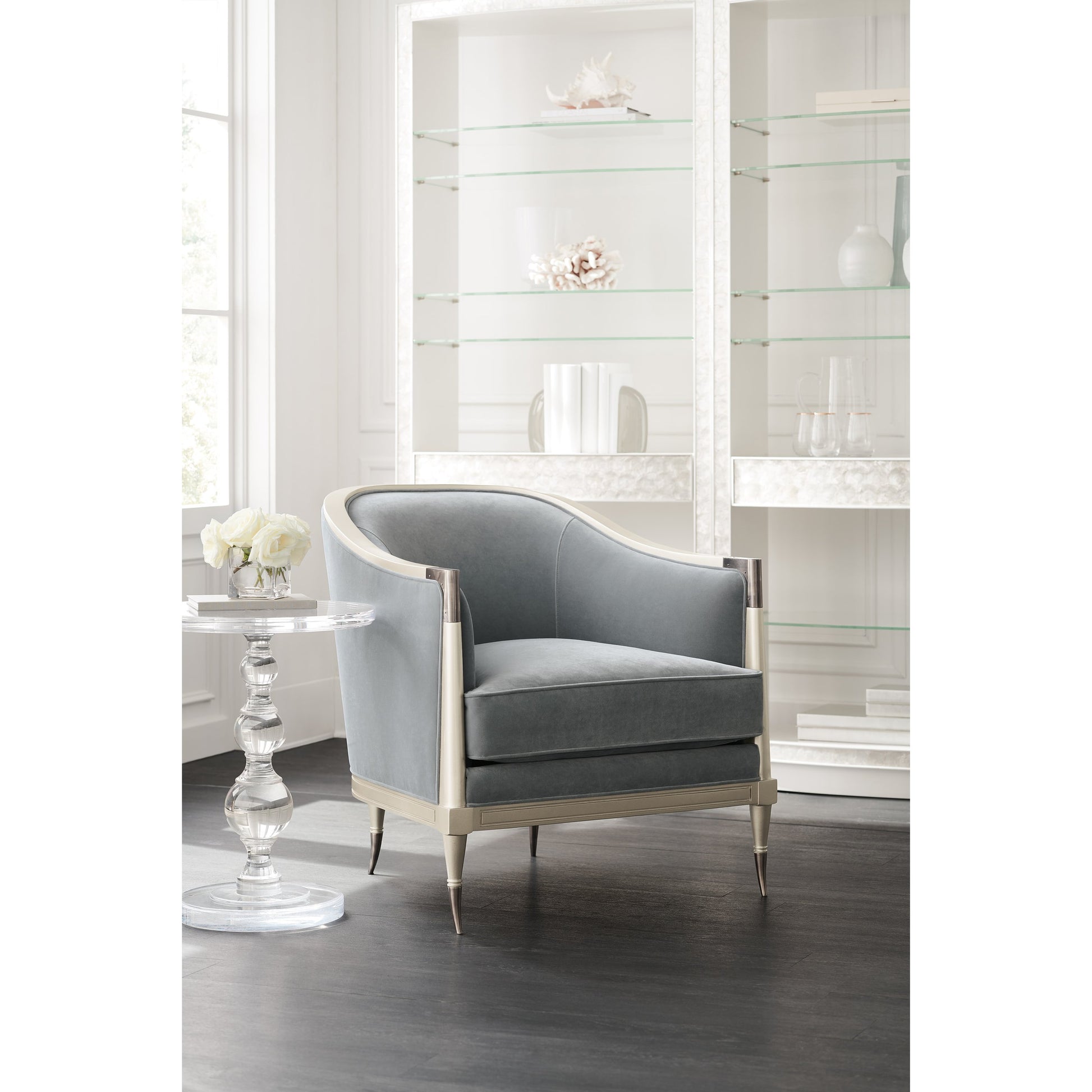Splash of Flash Chair by Caracole. Made from birch in a transitional style.