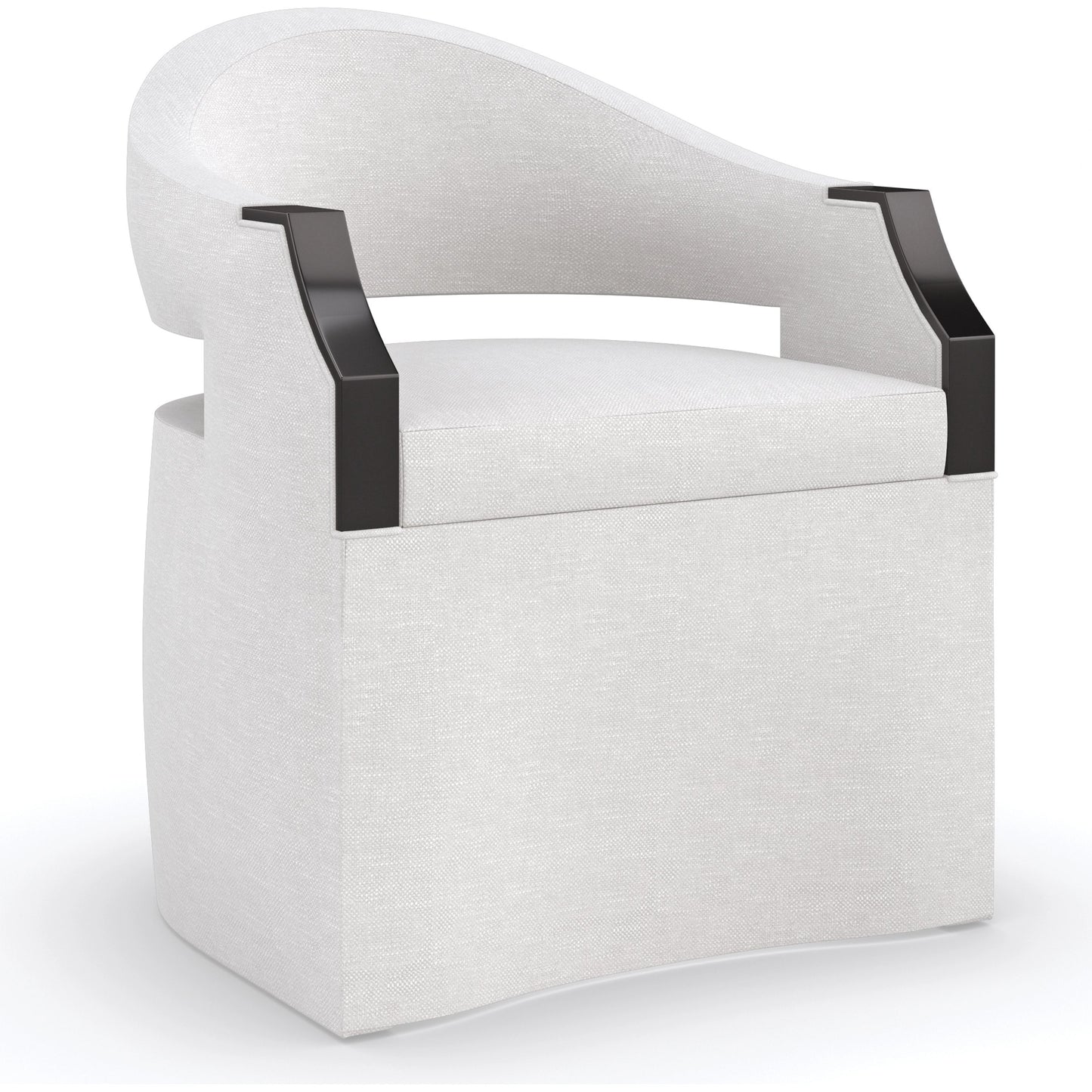 001 SI-1955981 | Primary Silo | Dinner Roll by Caracole in cream and dark chocolate. Made from birch in a modern style.