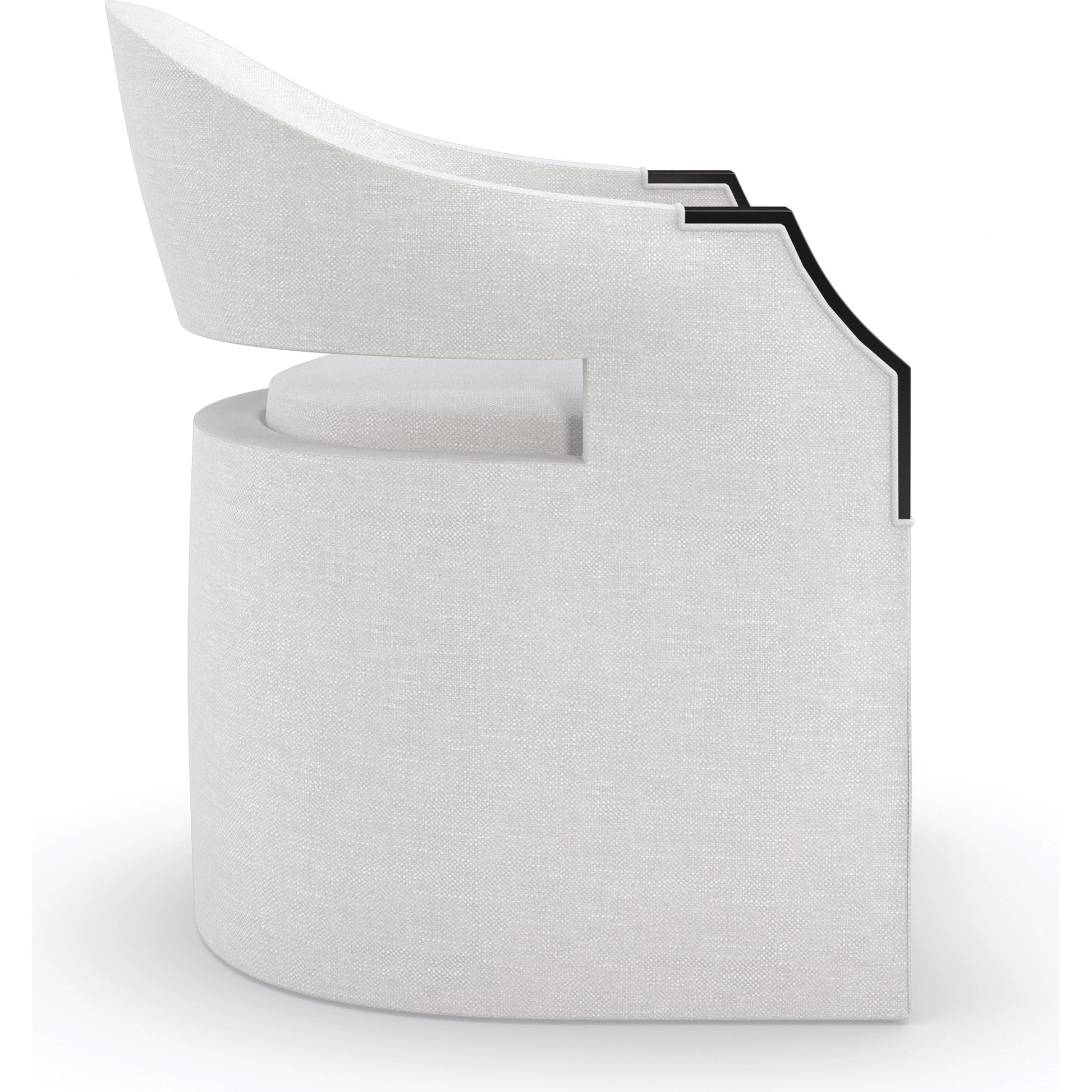 Dinner Roll by Caracole in cream and dark chocolate. Made from birch in a modern style.