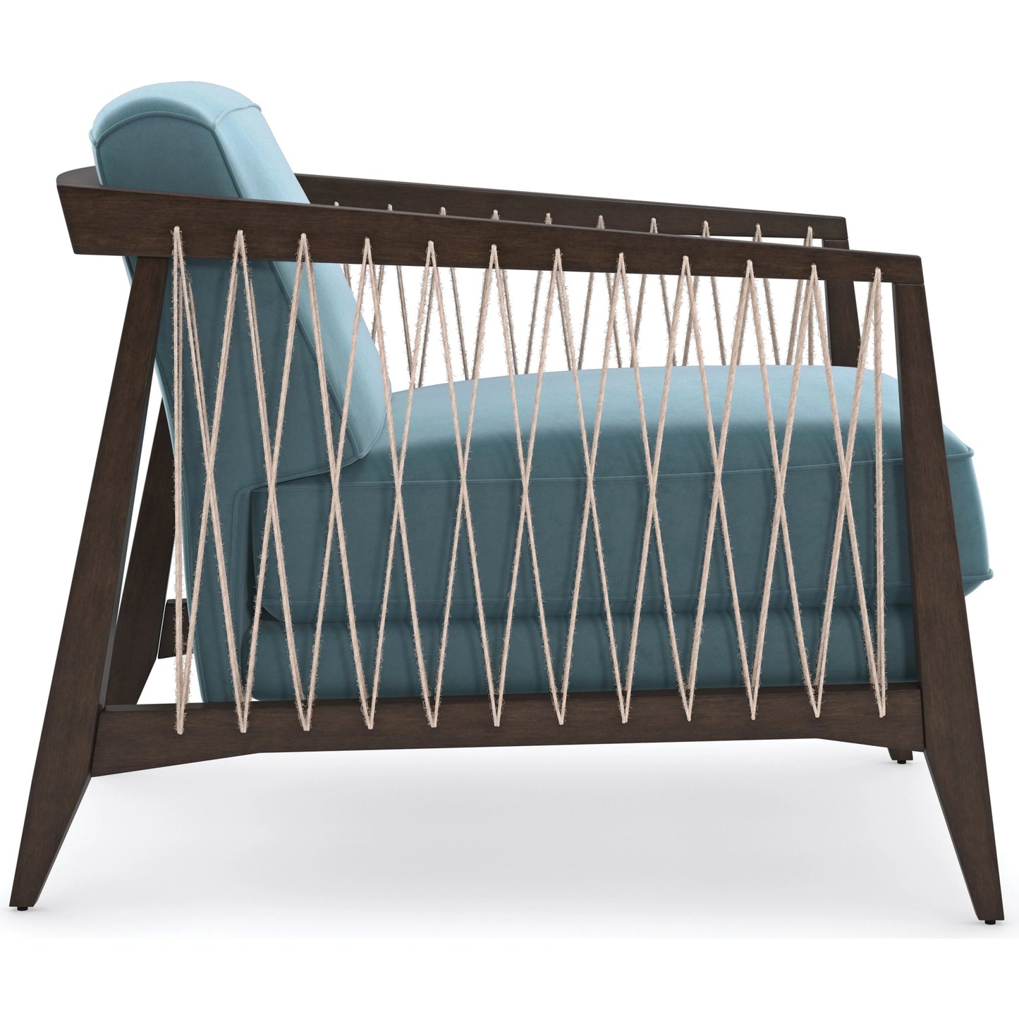 004 SI-1955986 | Additional Silo | Rope Me In by Caracole in lagoon and french roast. Made from birch, jute rope in a cottage & farmhouse style.