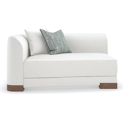 Lounge Around Modular Sectional by Caracole in french roast. Made from birch in a modern style.