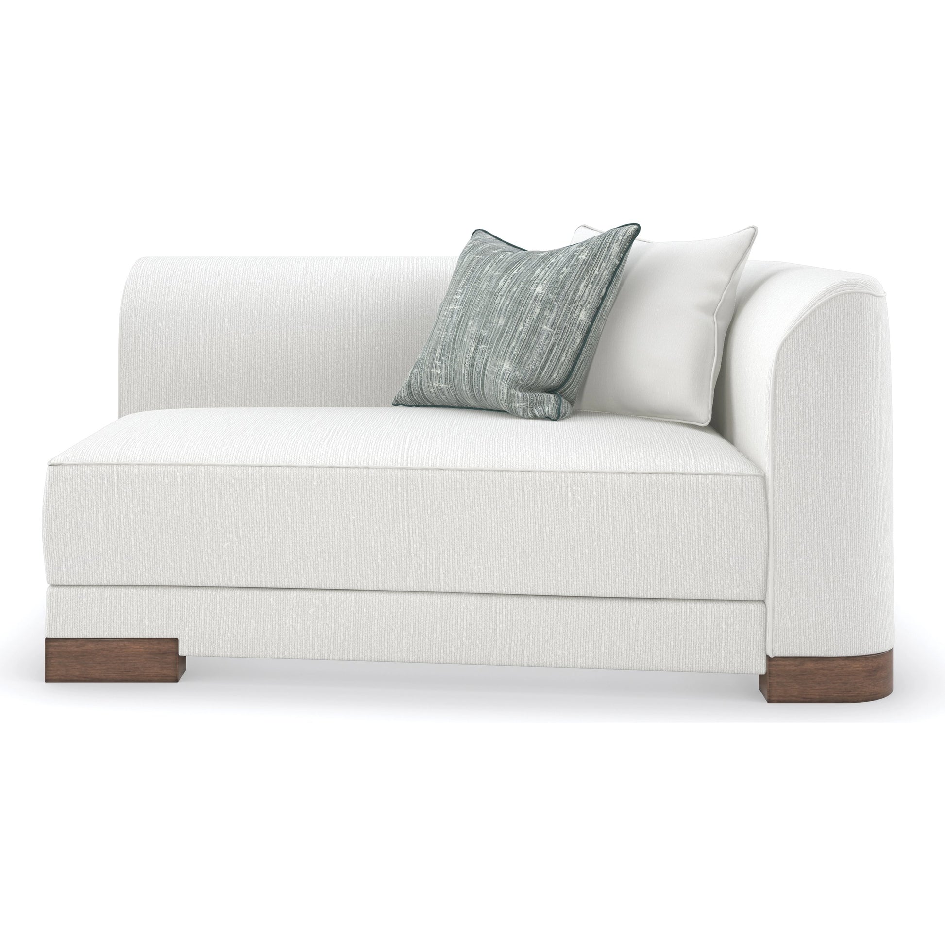 Lounge Around Modular Sectional by Caracole in french roast. Made from birch in a modern style.