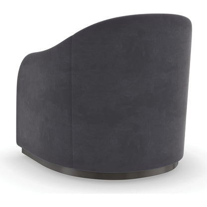 Eclipse Chair by Caracole in charcoal, grey, ivory and charcoal, dark chocolate. Made from birch in a modern style.
