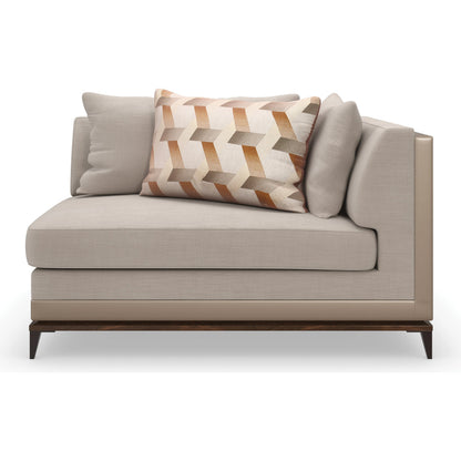 Archipelago Loveseat by Caracole in bronze and bourbon glaze, deep bronze. Made from birch, metal in a modern style.