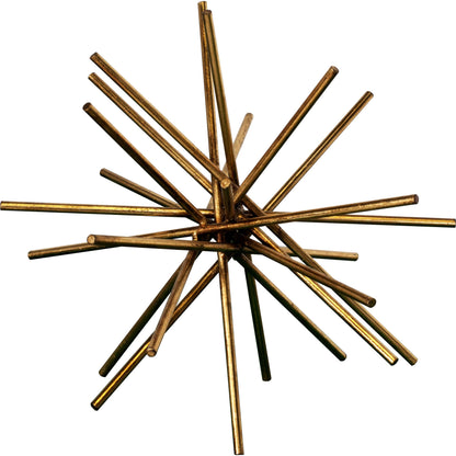 Urchin Iron Asterisk by Worlds Away. Made from metal in a modern style.