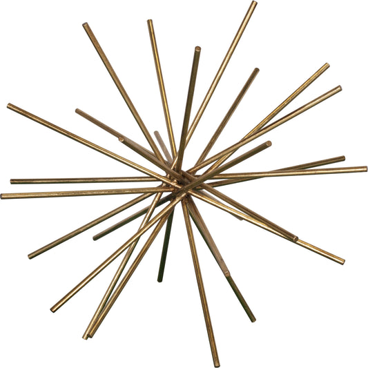 Urchin Iron Asterisk by Worlds Away. Made from metal in a modern style.