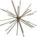 Urchin Iron Asterisk by Worlds Away. Made from metal in a modern style.