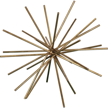 Urchin Iron Asterisk by Worlds Away. Made from metal in a modern style.