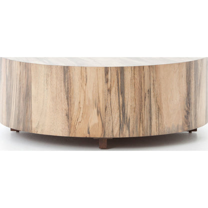 Hudson Round Coffee Table by Four Hands. Made from unique in a cottage & farmhouse style.