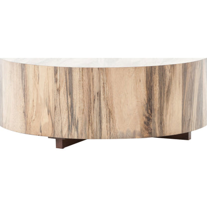 Hudson Round Coffee Table by Four Hands. Made from unique in a cottage & farmhouse style.
