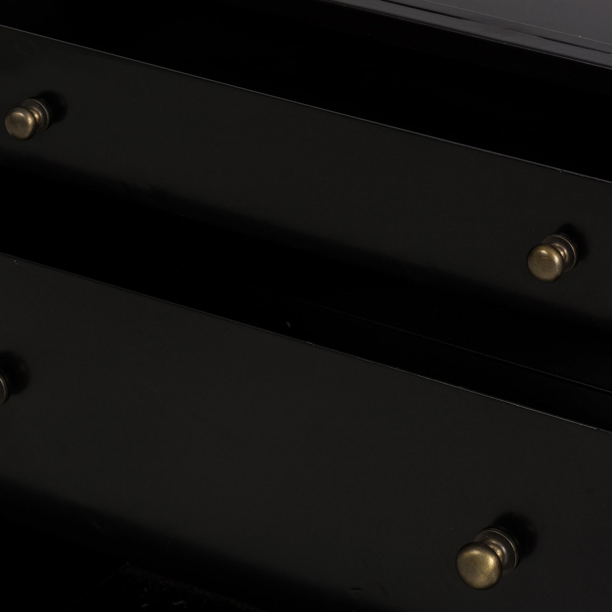 Belmont Storage Nightstand by Four Hands in black. Made from iron in a modern style.