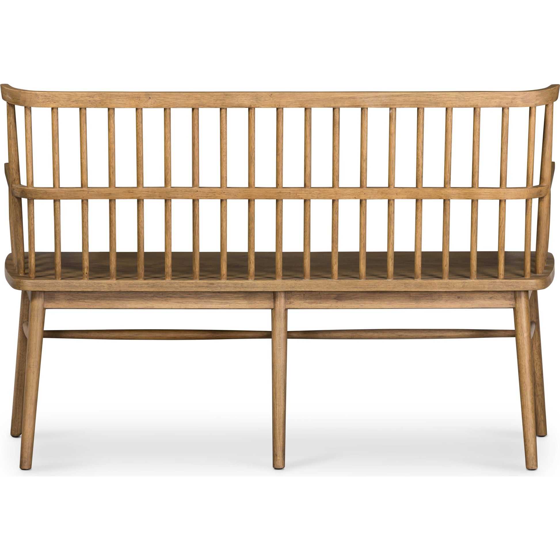 Aspen Bench by Four Hands in matte black. Made from solid beech, beech veneer in a cottage & farmhouse style.