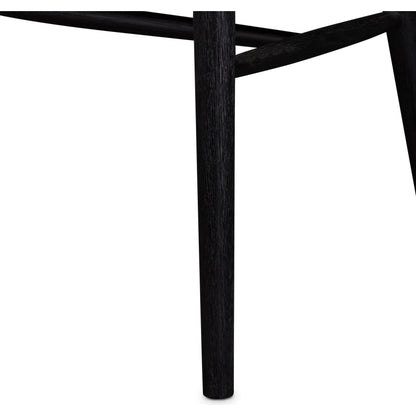 Aspen Bench by Four Hands in matte black. Made from solid beech, beech veneer in a cottage & farmhouse style.