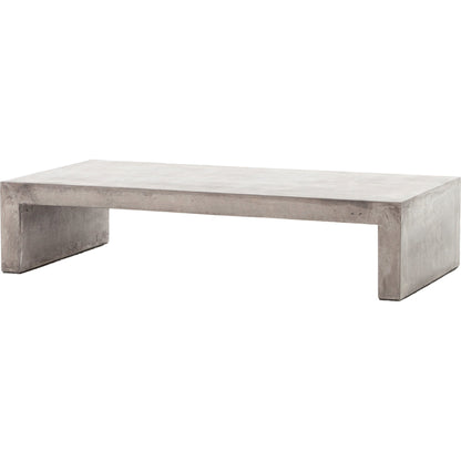 Parish Coffee Table by Four Hands. Made from concrete in a modern style.