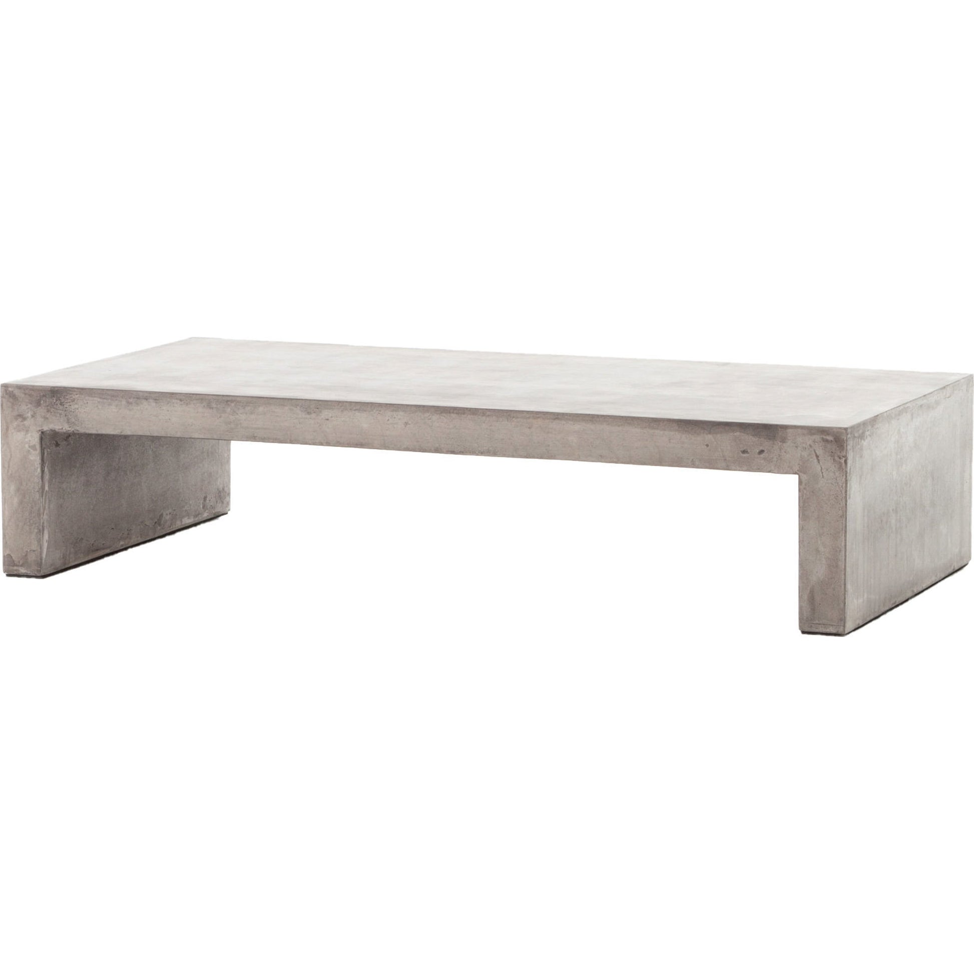 Parish Coffee Table by Four Hands. Made from concrete in a modern style.