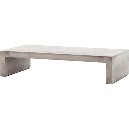 Parish Coffee Table by Four Hands. Made from concrete in a modern style.