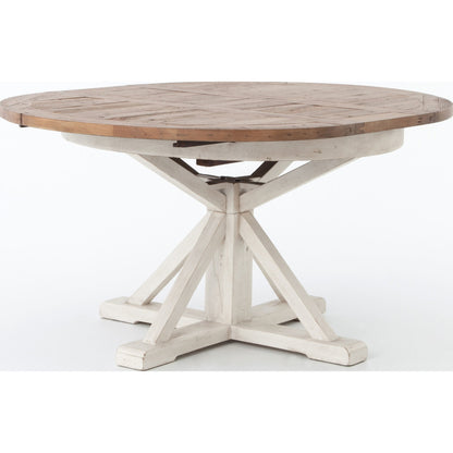 Cintra Extension Dining Table by Four Hands. Made from solid mixed reclaimed wood in a cottage & farmhouse style.