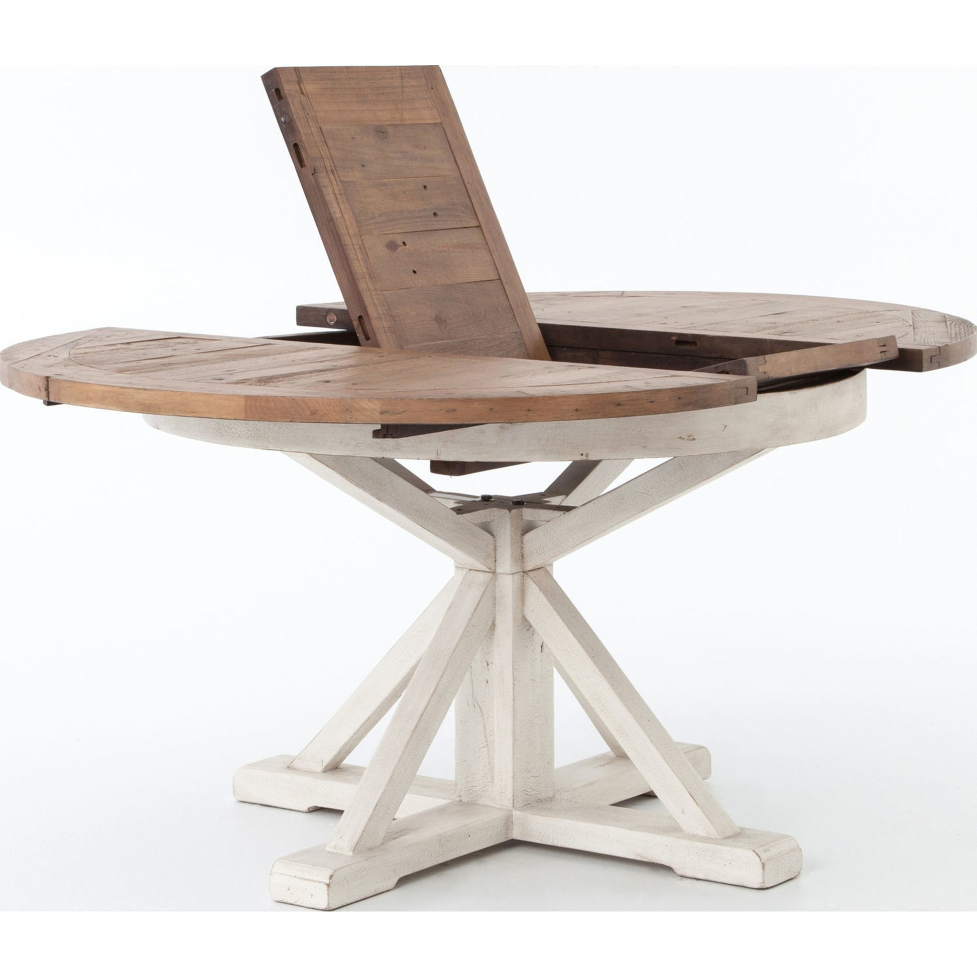 Cintra Extension Dining Table by Four Hands. Made from solid mixed reclaimed wood in a cottage & farmhouse style.