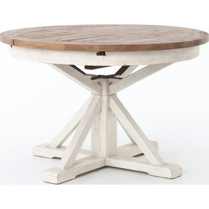 Cintra Extension Dining Table by Four Hands. Made from solid mixed reclaimed wood in a cottage & farmhouse style.
